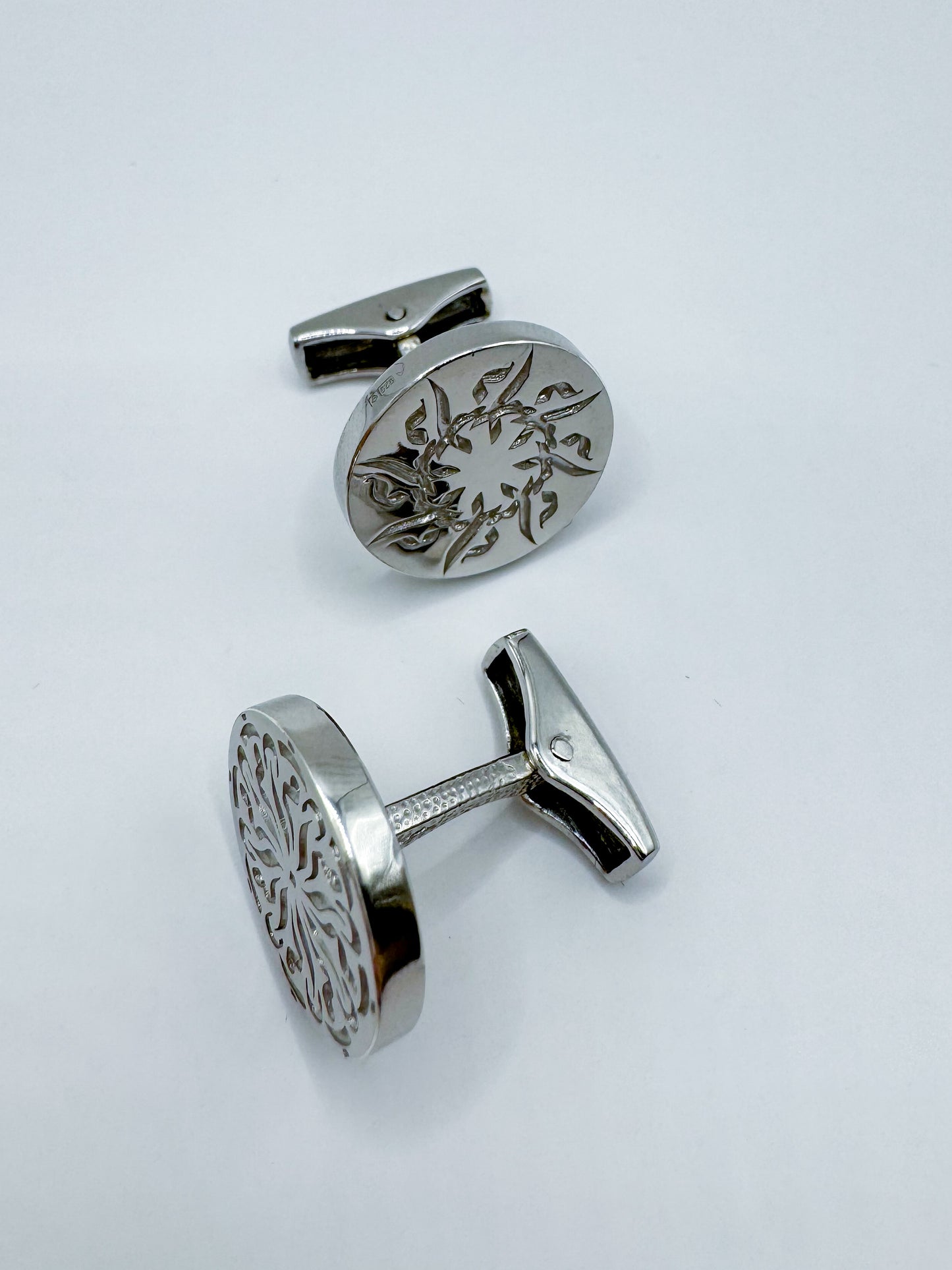 Custom Calligraphy Cufflinks