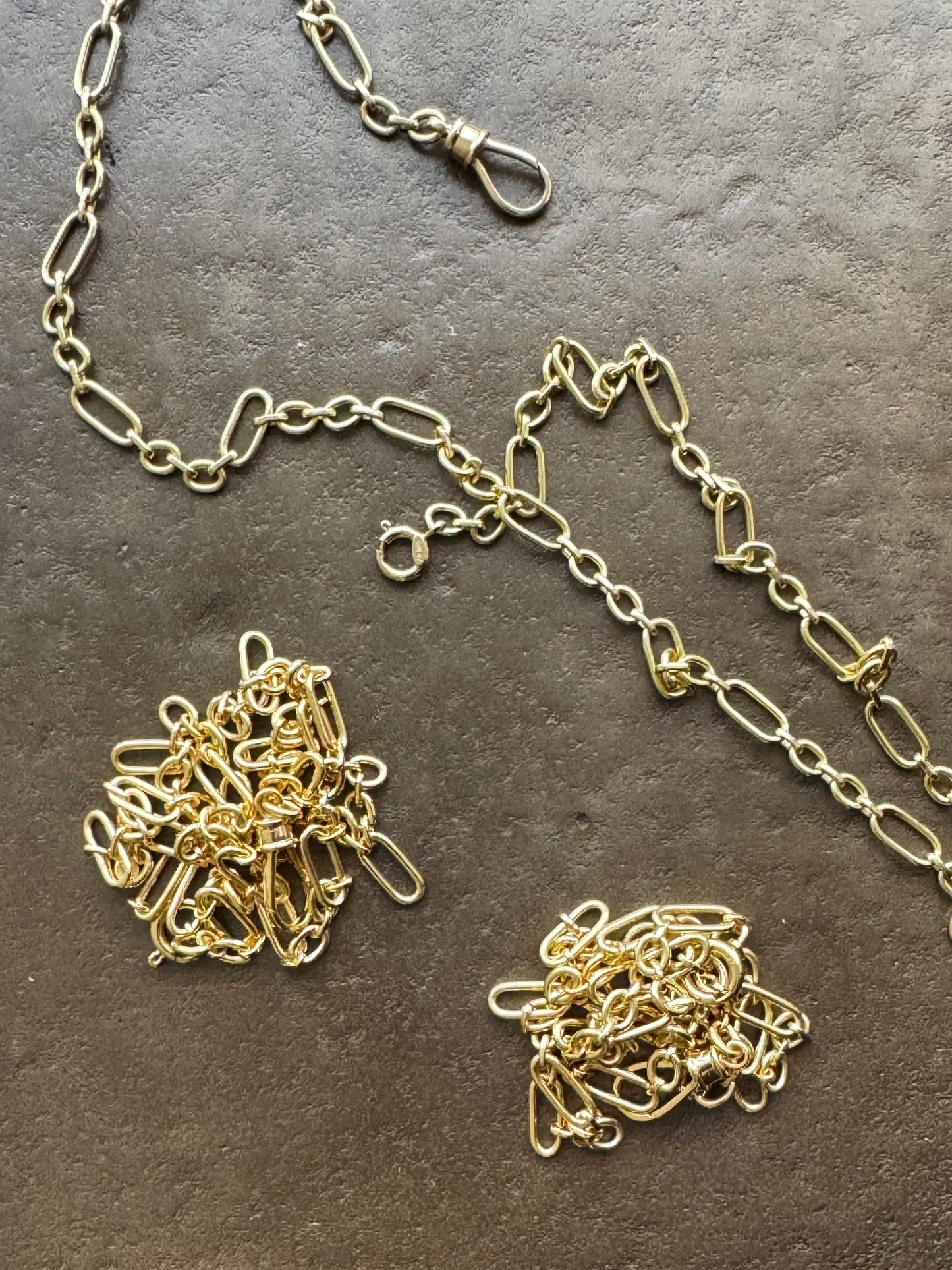 18k Trombone Fancy Chain