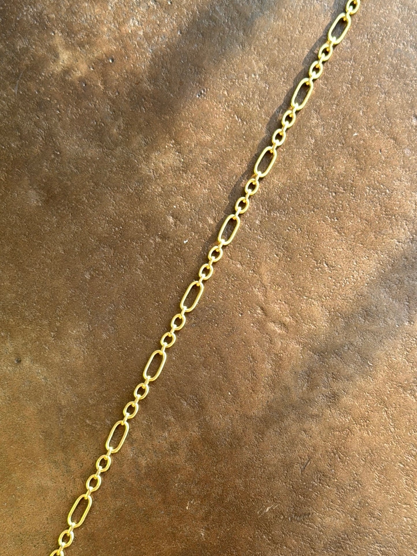 18k Trombone Fancy Chain